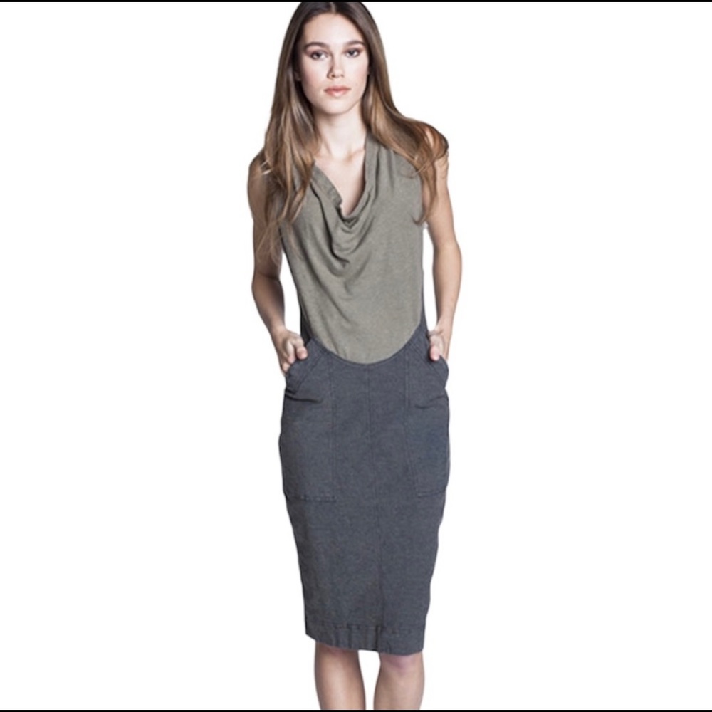 Prairie Underground Denim Day dress Graphite M